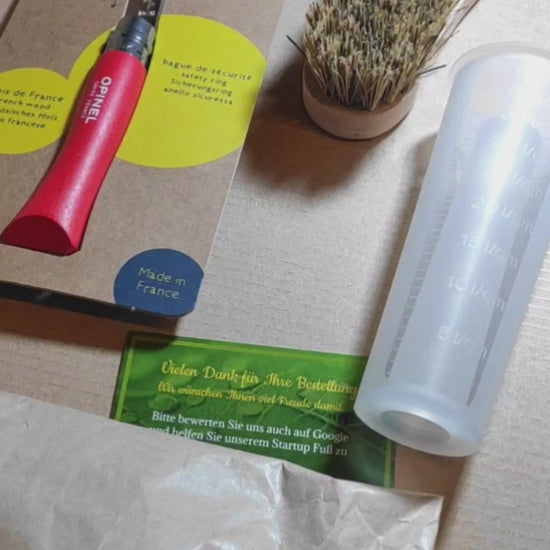 Sparset fuer kleine Gaertner mit Logo und Sound
