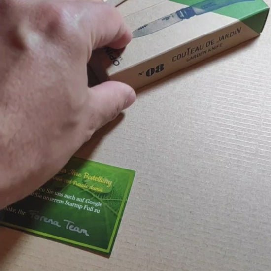 Sparset fuer große Gaertner mit Logo und Sound
